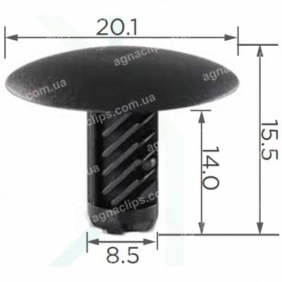 C 3017 Кліпса Fiat Alfa Lancia 735266957