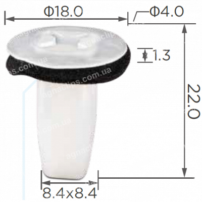 C 3024 Кліпса Hyundai Kia 8691021010 бампер