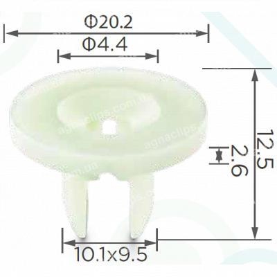 C 3067 Кліпса Ford Seat Skoda VW 6150260 1019377