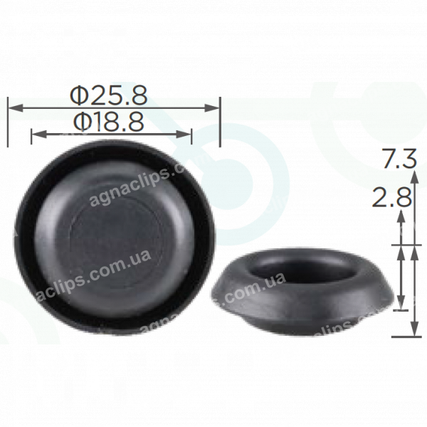 C 3068 Заглушка Renault 7703074604 кузова