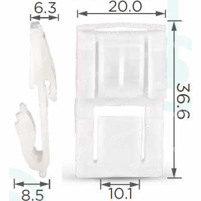 C 3164 Кліпса Honda Acura 91503TK8A01