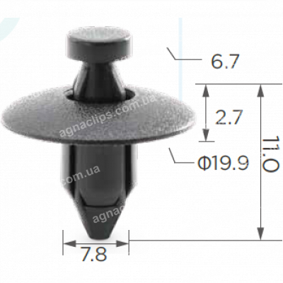 C 3170 Кліпса Volvo 3541113