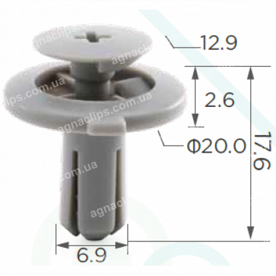 C 3172 Кліпса універсальна
