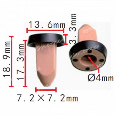 C 3180 Кліпса VW Audi Seat Skoda N10507301