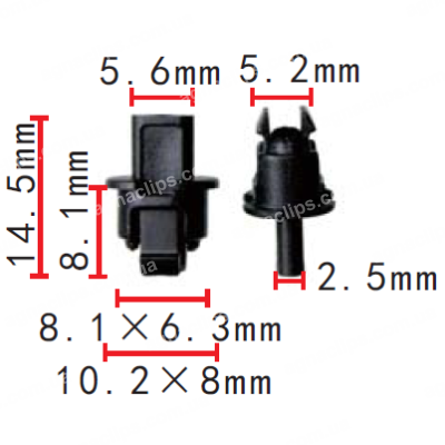 C 3189 Кліпса VW Audi Seat Skoda 3C0837975