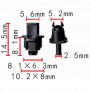 C 3189 Кліпса VW Audi Seat Skoda 3C0837975