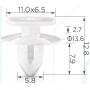 C 3190 Кліпси VW Seat Skoda 6E0837732
