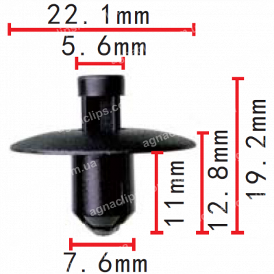 C 3194 Кліпса Seat Skoda VW WHT004994