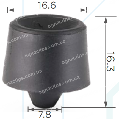 Відбійник VW Seat 1K8837529 двері