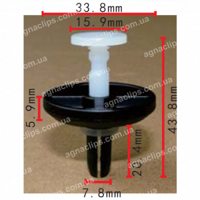 C 3207 Кліпса розпірна Chrysler 04806334AA