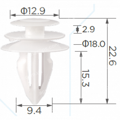 C 3222 Кліпса Nissan Infiniti 0155310481
