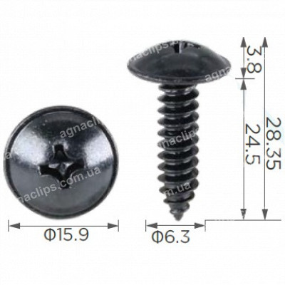 H 2181 Саморіз 6.3x24 Hyundai 9215522000