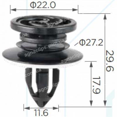 C 3059 Кліпса VW Audi Seat 8E0868243