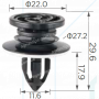 C 3059 Кліпса VW Audi Seat 8E0868243