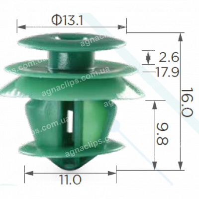 C 3063 Кліпса Mazda KD4568865