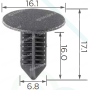 C3160 Кліпса Lexus Toyota 9046707208