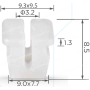 C 3184 Кліпса VW Audi Seat Skoda N90541001