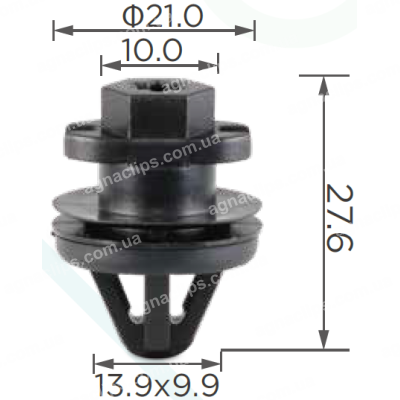 C 3185 Кліпса VW Audi Seat Skoda 3AA868243A