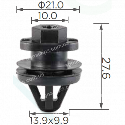 C 3185 Кліпса VW Audi Seat Skoda 3AA868243A