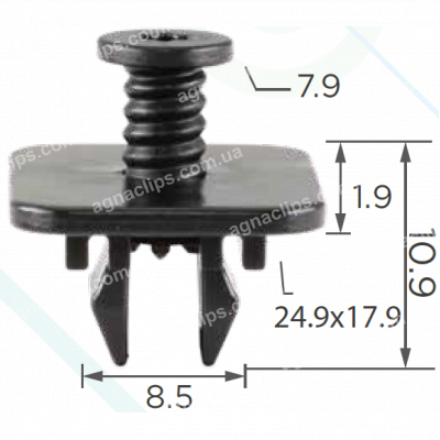 C 3188 Кліпса VW Skoda Seat Audi WHT005263