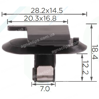 C 3197 Кліпса Opel Renault Peugeot Citroen 24405739 7703077477 8748QT