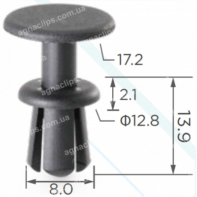 C 3206 Кліпса VW BMW Audi Seat Skoda 9640855880 N105835019B9 51498166702