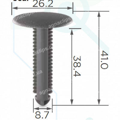 C 3215 Кліпса Nissan Renault 8200244430 0155305891