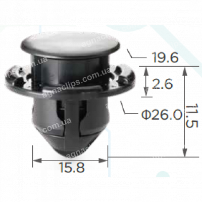 C 3227 Кліпса Nissan Infiniti 62828AG000