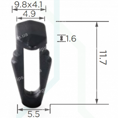 C 3230 Кліпса Nissan Infiniti 8085089916