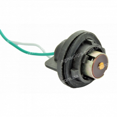 PN12 Патрон заднього ліхтаря Lanos, Sens 1-контактний чорний (цокольн.) з проводом