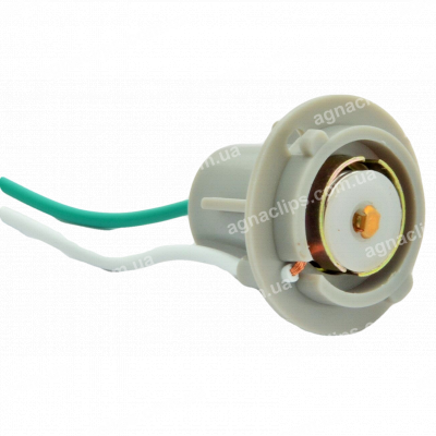 PN14 Патрон заднього ліхтаря Lanos, Sens 1-контактний сірий (цокольн.) з проводом