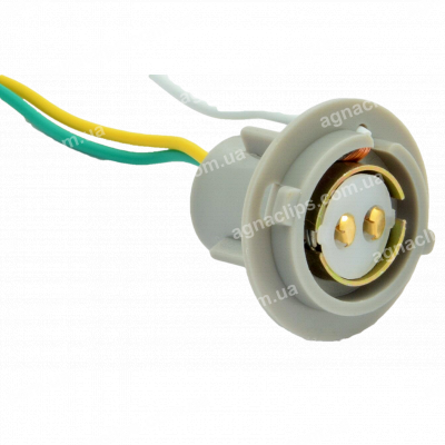 PN15 Патрон заднього ліхтаря Lanos, Sens 2-контактний сірий (цокольн.) з проводом