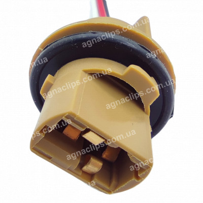 PN17 Патрон під 2-конт лампу W21/5W (T20) з проводом