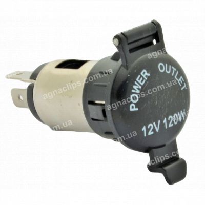 Гніздо прикурювача метал. із пластиковою кришкою