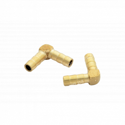 З'єднувач латунний кутовий 8x8 мм.