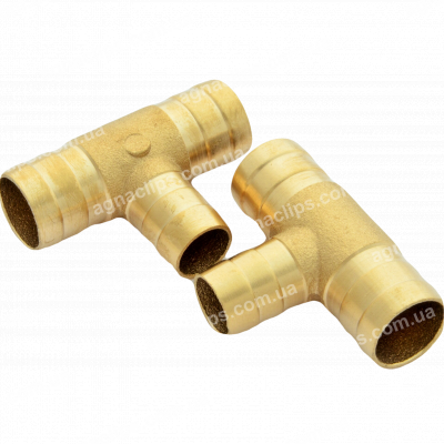 Трійник латунний 20x16x20 мм.