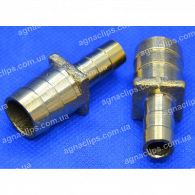 Двійник латунний 10x16 мм