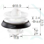 C 3009 Кліпса VW Audi Seat Skoda обшивка дверей 8Z0868243
