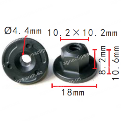 C3256 Гайка BMW Jeep GM 07147336362