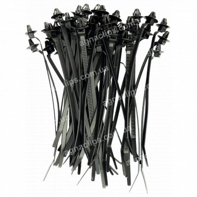 Стяжки 4,8х190 із монтажною головкою чорні
