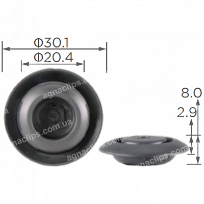 C 3232 Заглушка Ø 19мм Nissan Infiniti 0165802121 кузова