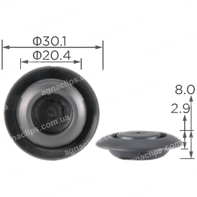 C 3232 Заглушка Ø 19мм Nissan Infiniti 0165802121 кузова