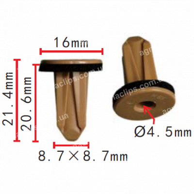 C 3264 Кліпса BMW 51127461407 51416989691 бампера