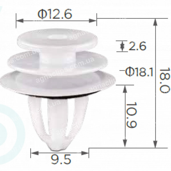C 3291 Кліпса BMW Mini 07147145753 07147443710