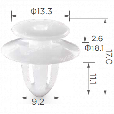 C 3294 Кліпса BMW Mini 51497054228 07147293811