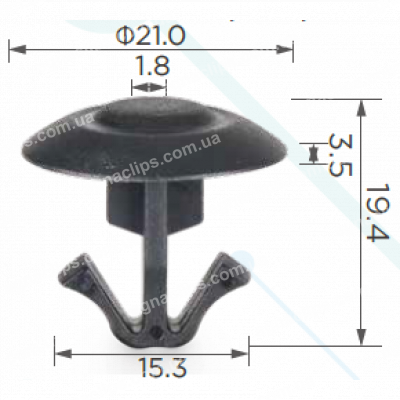 C 3296 Кліпса Mitsubishi