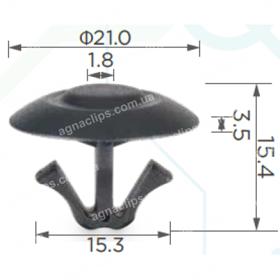 C3297 Кліпса Mitsubishi
