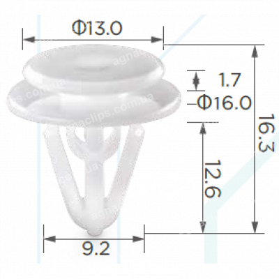 C 3324 Кліпса Suzuki GM Nissan Fiat 0940908328