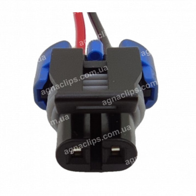 RP270 Роз'єм гніздовий 2-х контактний аналог Delphi 12052641 серії 1.5мм для датчика заднього ходу Daewoo Lanos з проводом