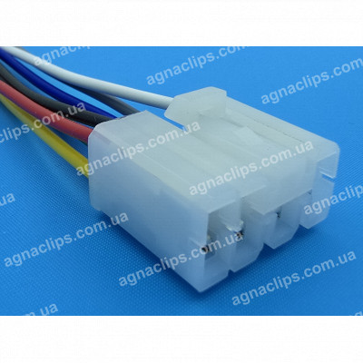 RP341 Роз'єм серії 3 мм 7 контактів аналог KET MG 610203 до підрульових перемикачів з проводом Daewoo Lanos / Sens / Chevrolet lacetti